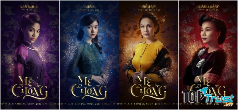 Tạo hình các nhân vật trong phim