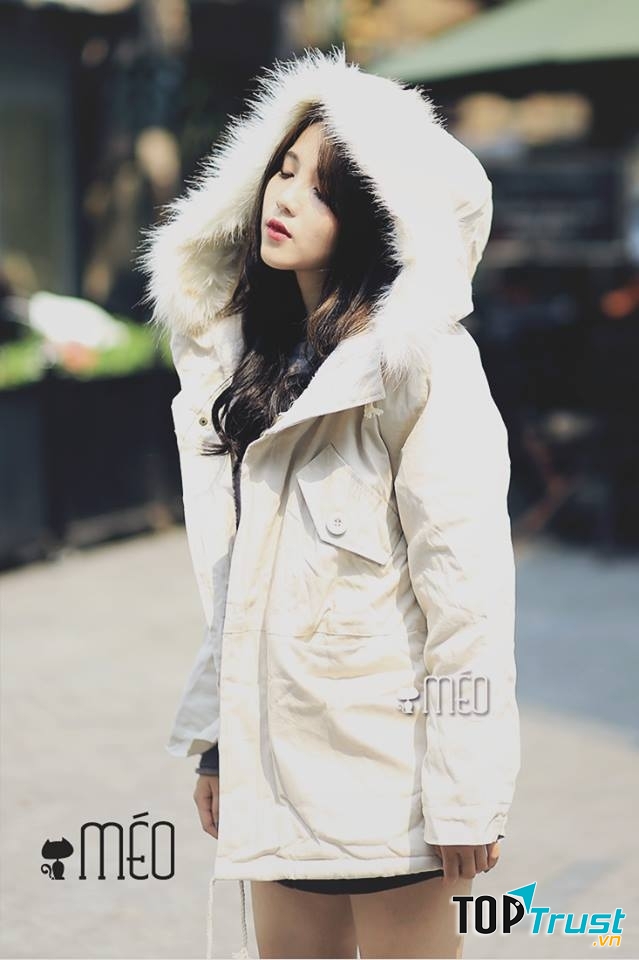 Áo kaki lót lông cừu cực ấm với giá 590.000 đồng