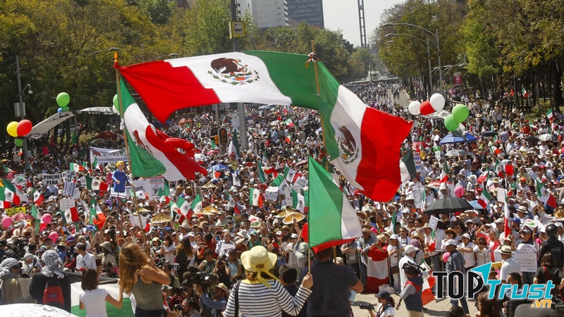 Mexico có hơn 133.088.252 người và xếp đứng thứ 10 trong danh sách về dân số