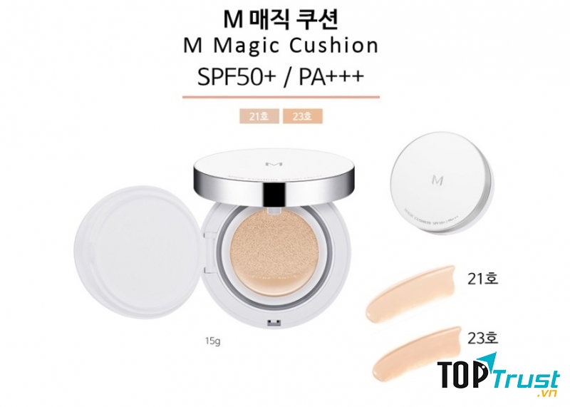 Missha M Magic Cushion có hai tone màu cho bạn lựa chọn