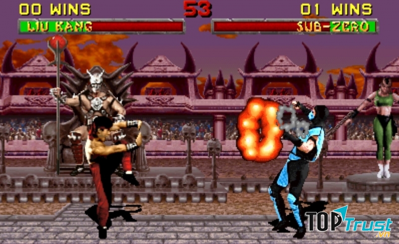 Giao diện Game Mortal Kombat