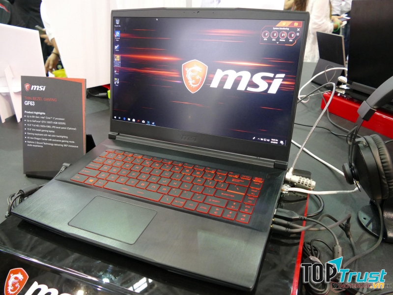 Mạnh mẽ nhưng vừa túi tiền - MSI GF63