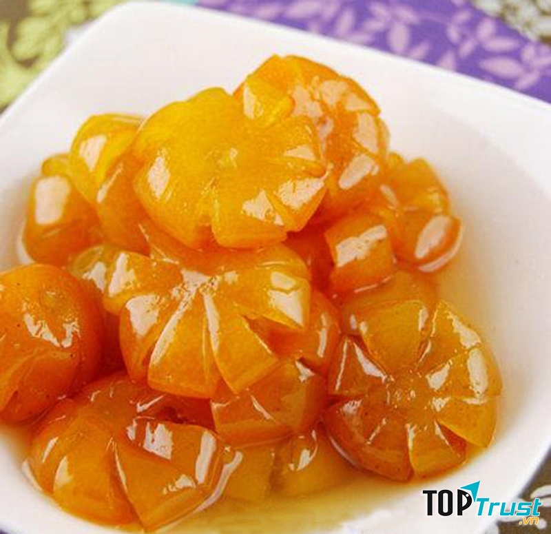 Mứt quất vô cùng đẹp mắt