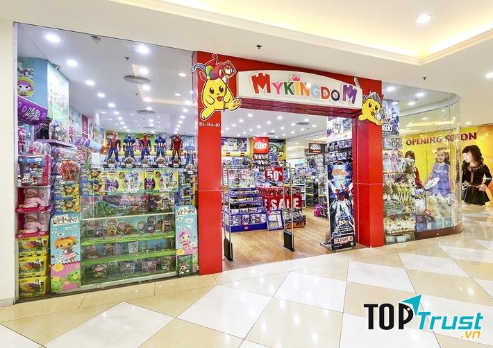 Cách bày trí thông mình, không gian rộng lớn luôn hấp dẫn trẻ khi lướt qua My Kingdom