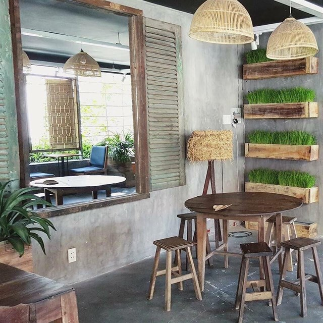 Không gian quán cafe