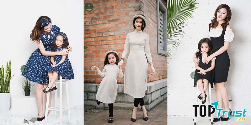 Váy áo điệu đà nữ tính cho mẹ và bé gái NANA shop