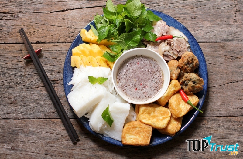 Món bún đậu mắm tôm gây nghiện