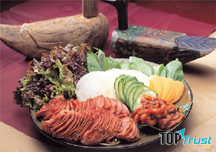 món ăn tại  Nhà hàng thịt vịt Nolboo Sulfur