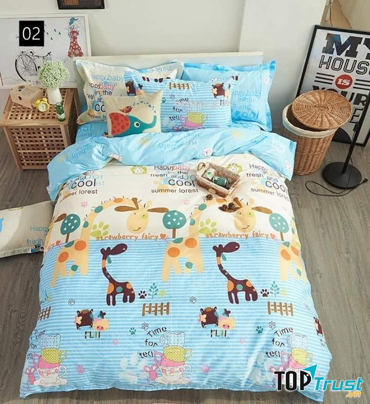 Bộ drap cực cute