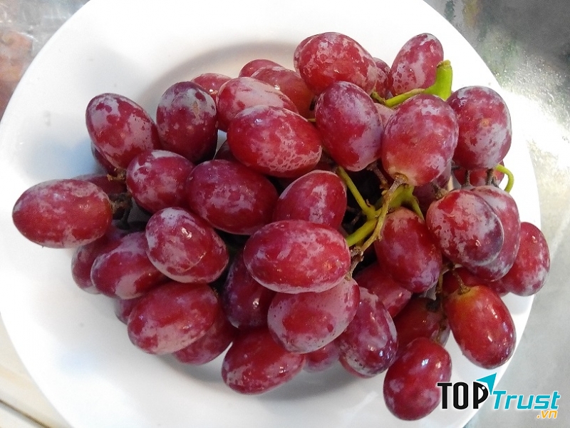 Nho đỏ - loại trái cây nhỏ bé mà công dụng tuyệt vời