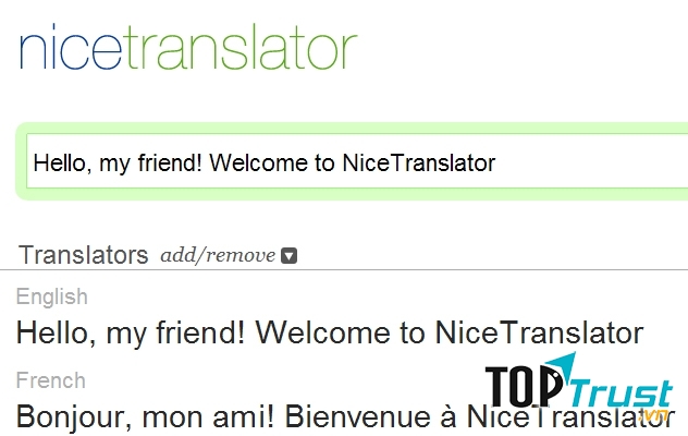 Nicetranslator.com là một trong những trang web dịch văn bản tốt nhất hiện nay