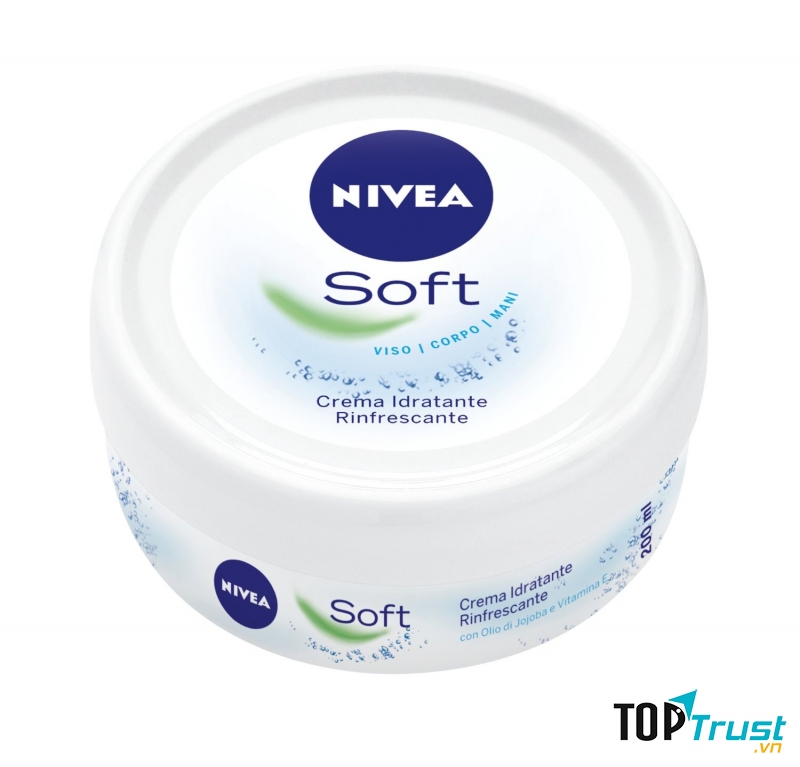 Nivea Soft là sảm phẩm dưỡng ẩm toàn thân, thích hợp cho mọi loại da, đặc biệt da nhạy cảm,