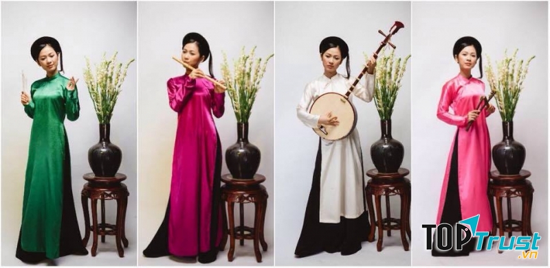 Oanh Kiều duyên dáng trong tà áo dài