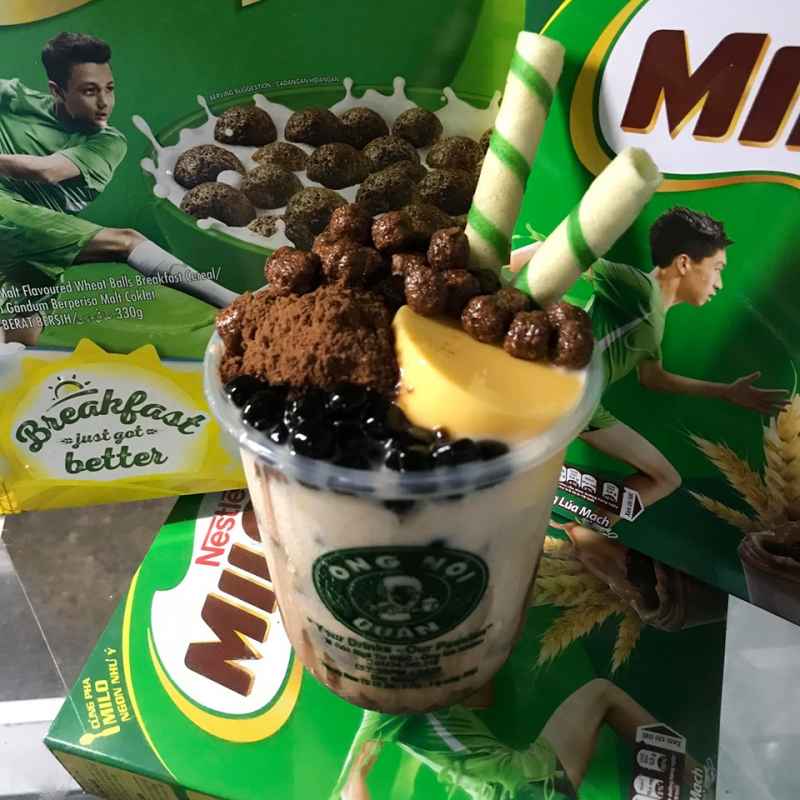 Milo dầm thơm ngon, béo ngậy