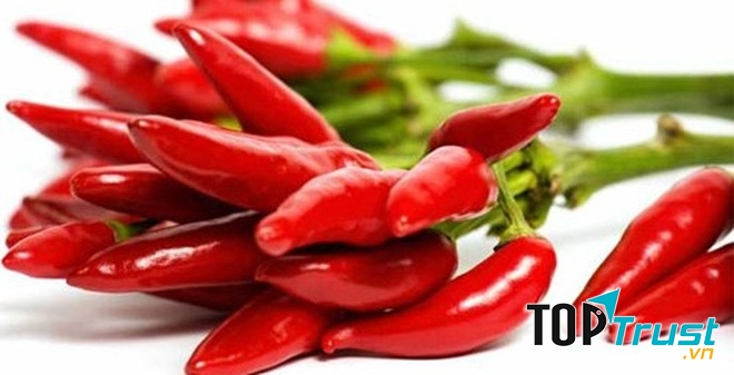 Ớt là thực phẩm cực tốt cho mắt sáng