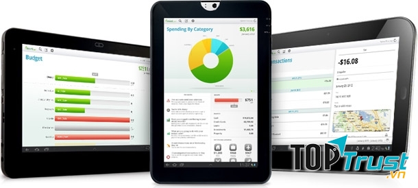 Giao diện Personal Finance