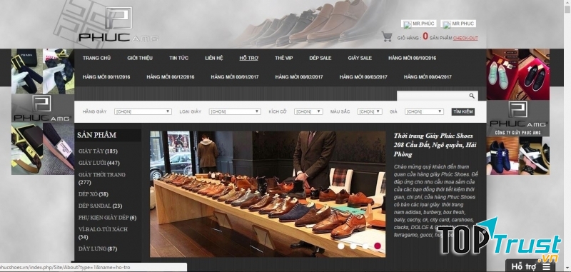 Phúc Shoes với phong thái chuyên nghiệp