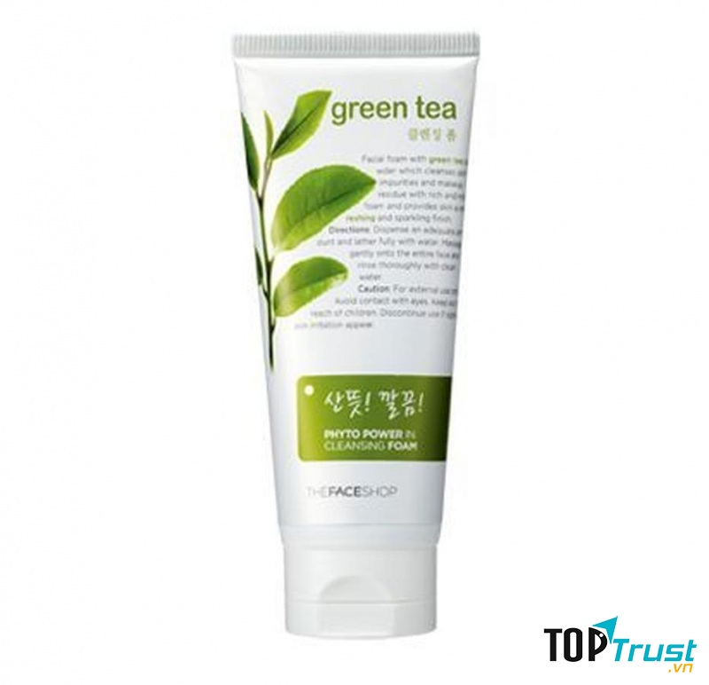 Sữa rửa mặt The face shop trà xanh