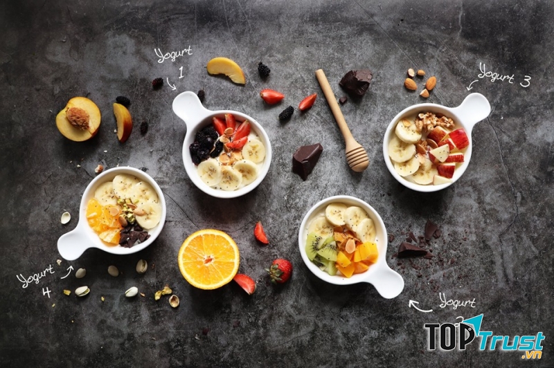 Món ăn được phục vụ tại quán