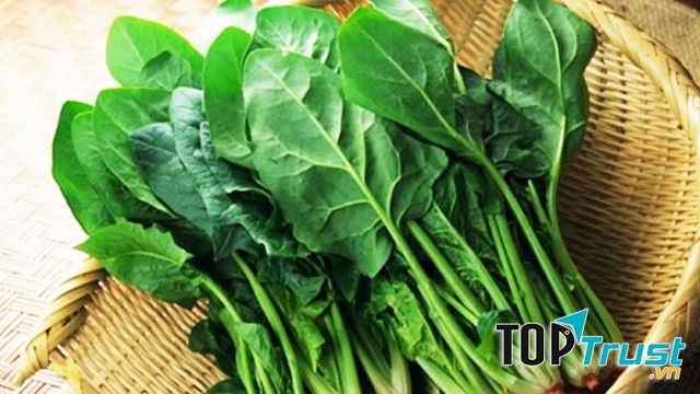 Rau bina tốt cho mắt