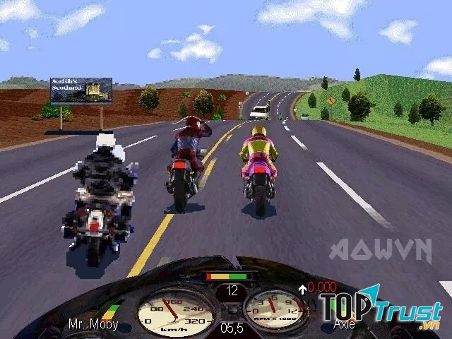 Tựa game Road Rash