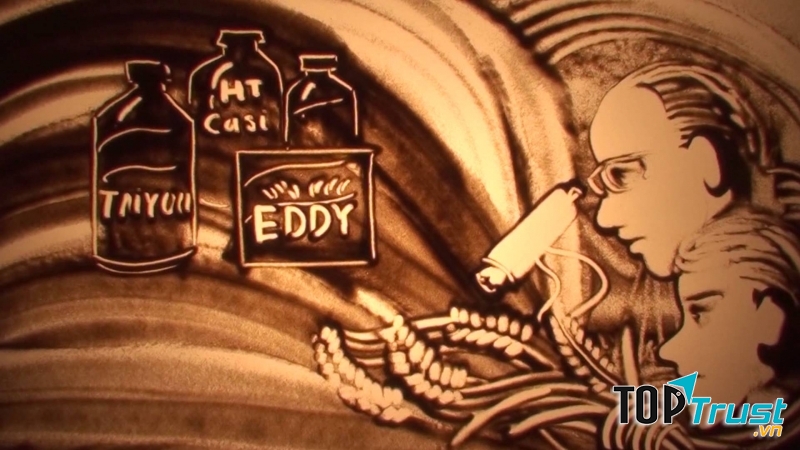 Hop Tri sand animation - 15th Anniversary - Phan Anh Vũ