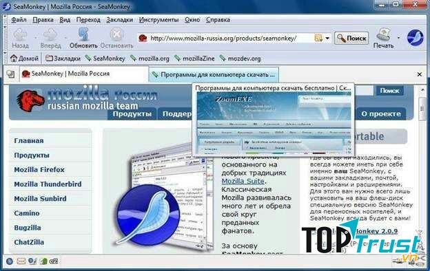 SeaMonkey có tốc độ tải trang ưu việt.