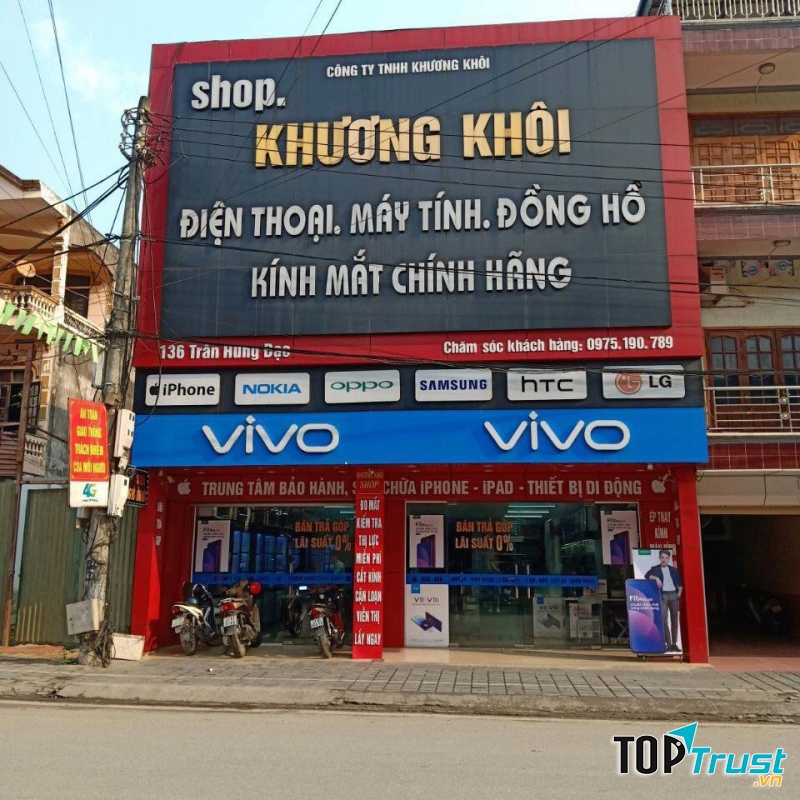 Bên ngoài Shop Khương Khôi