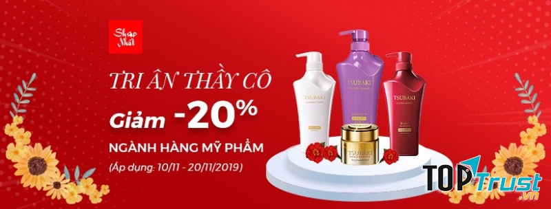 Chương trình ưu đãi mừng ngày 20 tháng 11 tại Shop Nhất