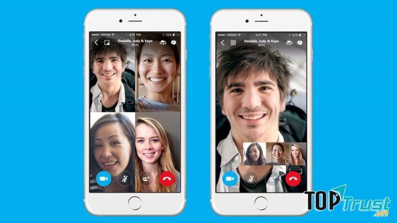 Skype là một ứng dụng đến từ nhà Microsoft, là một trong những dịch vụ đại diện cho sự xuất hiện của tính năng gọi video