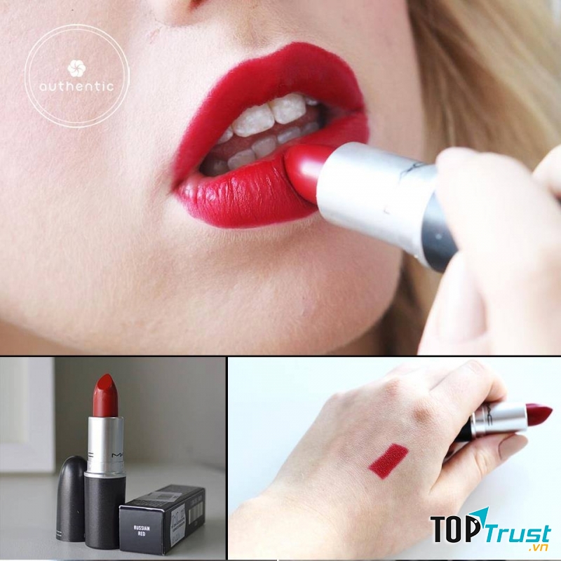 Son M.A.C lipstick màu Russian Red