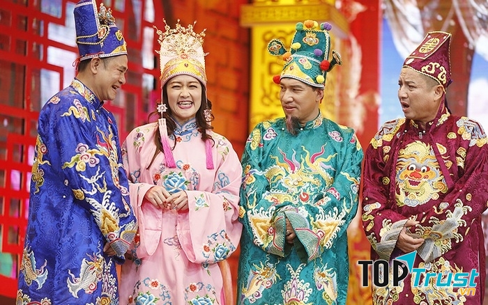 Một cảnh quay trong Táo Quân 2017