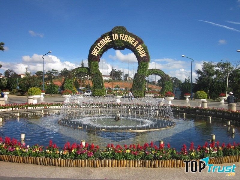 Vườn hoa thành phố Đà Lạt