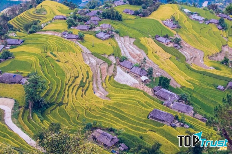 Ruộng bậc thang tại Hà Giang