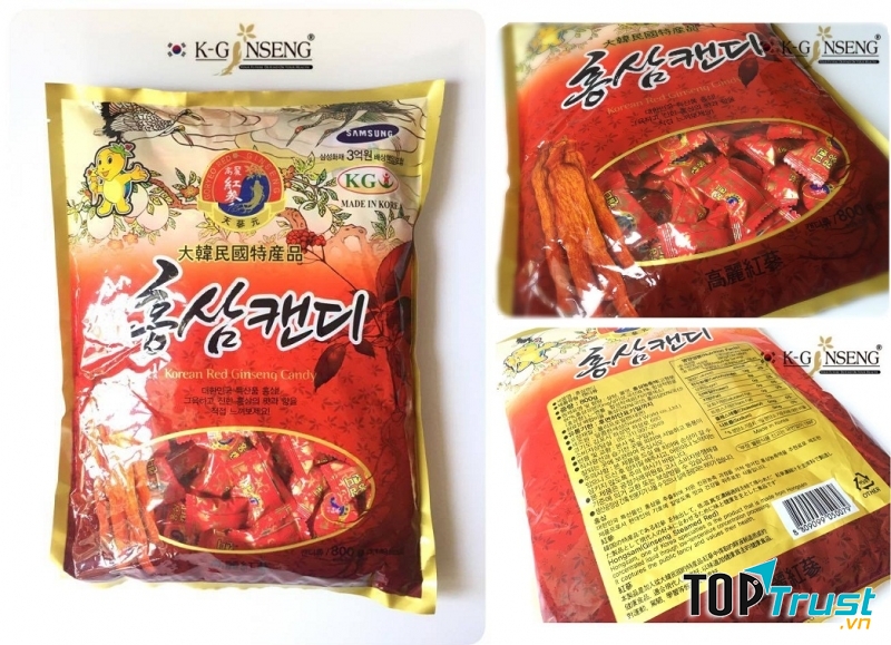 Thực Phẩm Chức Năng Kẹo Hồng Sâm Chong Kun Dang Korean Red Ginseng Candy