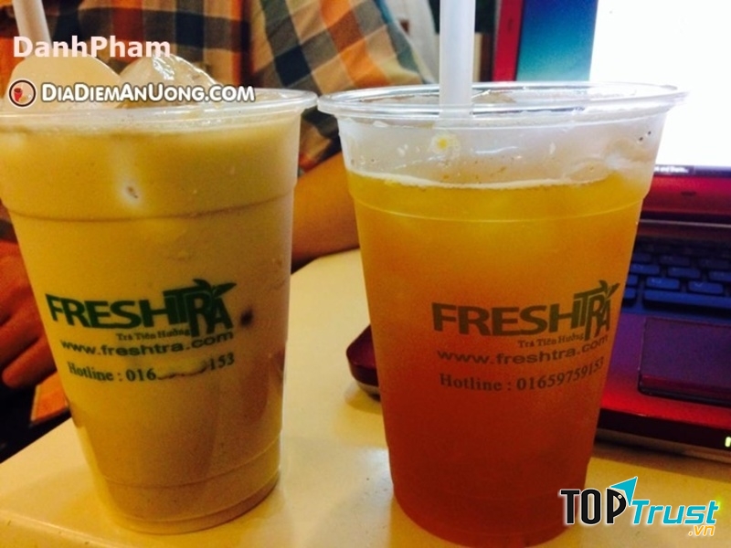 Thương hiệu nhượng quyền Trà Tiên Hưởng.