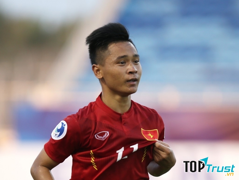 Minh Dĩ ghi bàn trong trận gặp UAE vừa qua