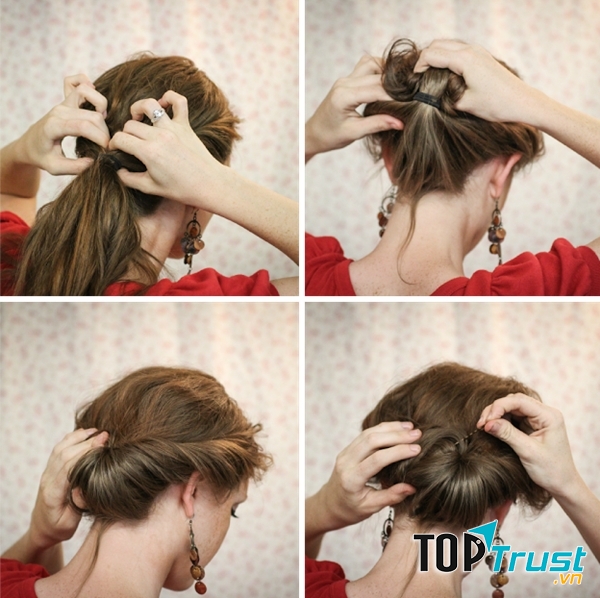 Xuống đây nữa nha, chỉ cần dùng tăm cố định lại thôi.