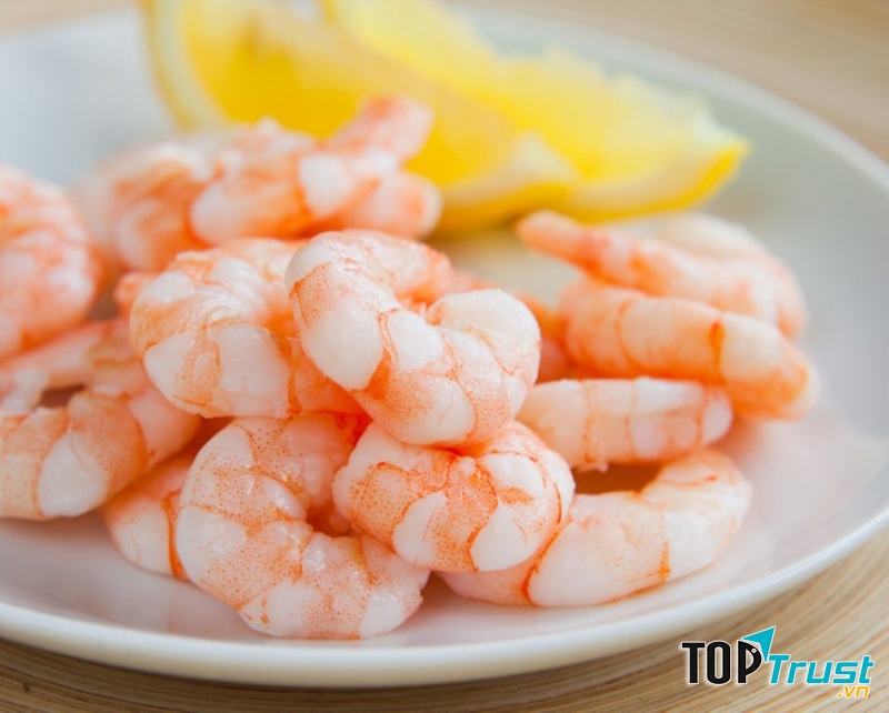 Tôm, Cá chứa nhiều kẽm là chất cần thiết để lành vết loét dạ dày