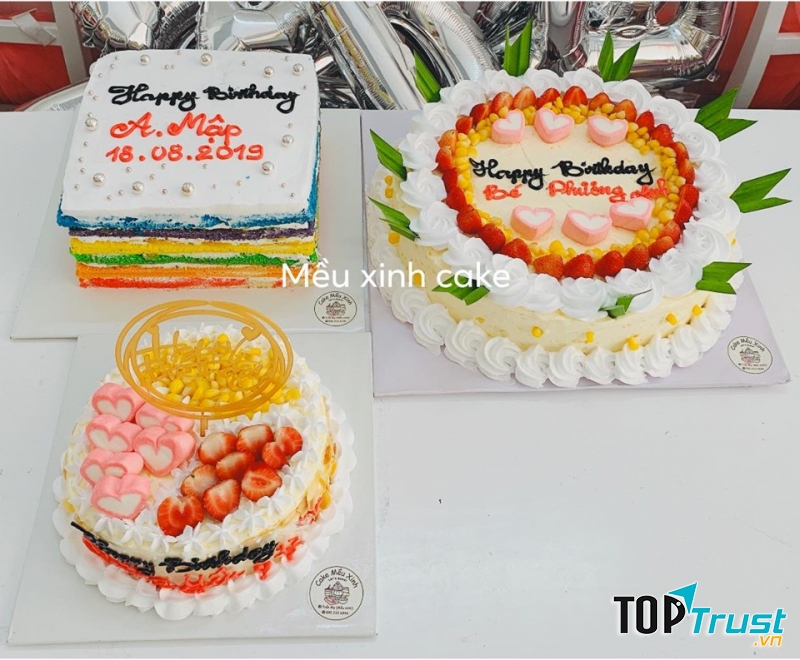 Bánh kem đa dạng phong phú