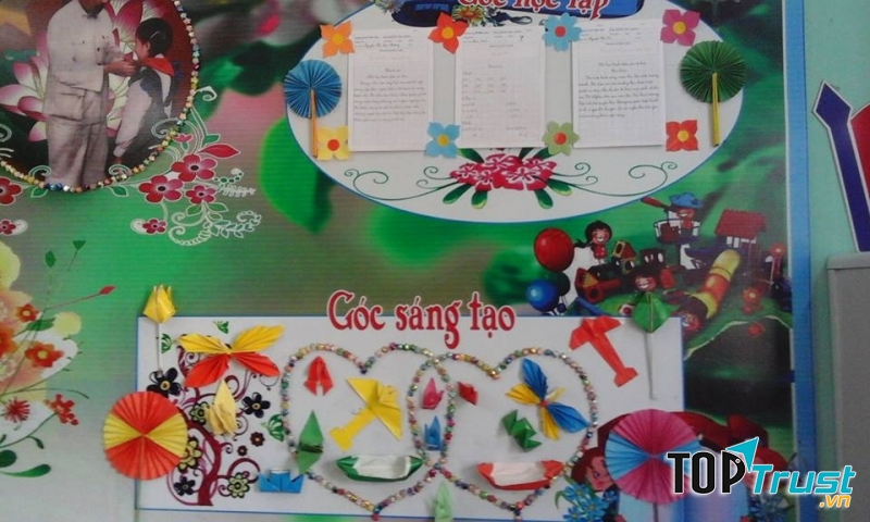 Trang trí các góc của lớp học