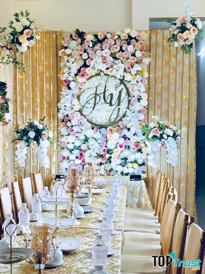 Trang trí tiệc cưới Nguyễn Gia