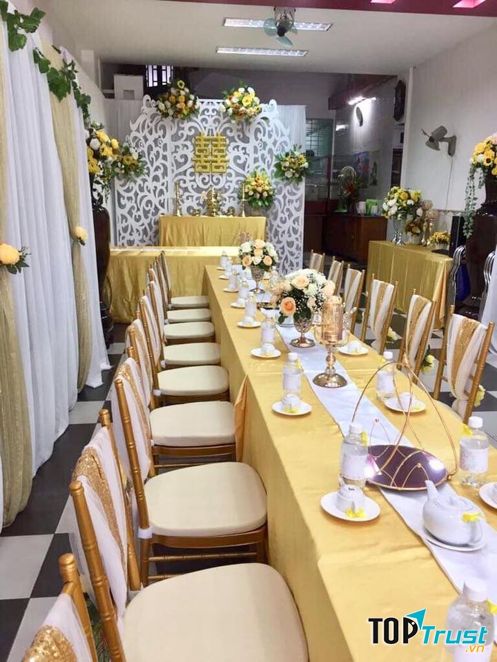 Trang trí tiệc cưới Nguyễn Gia