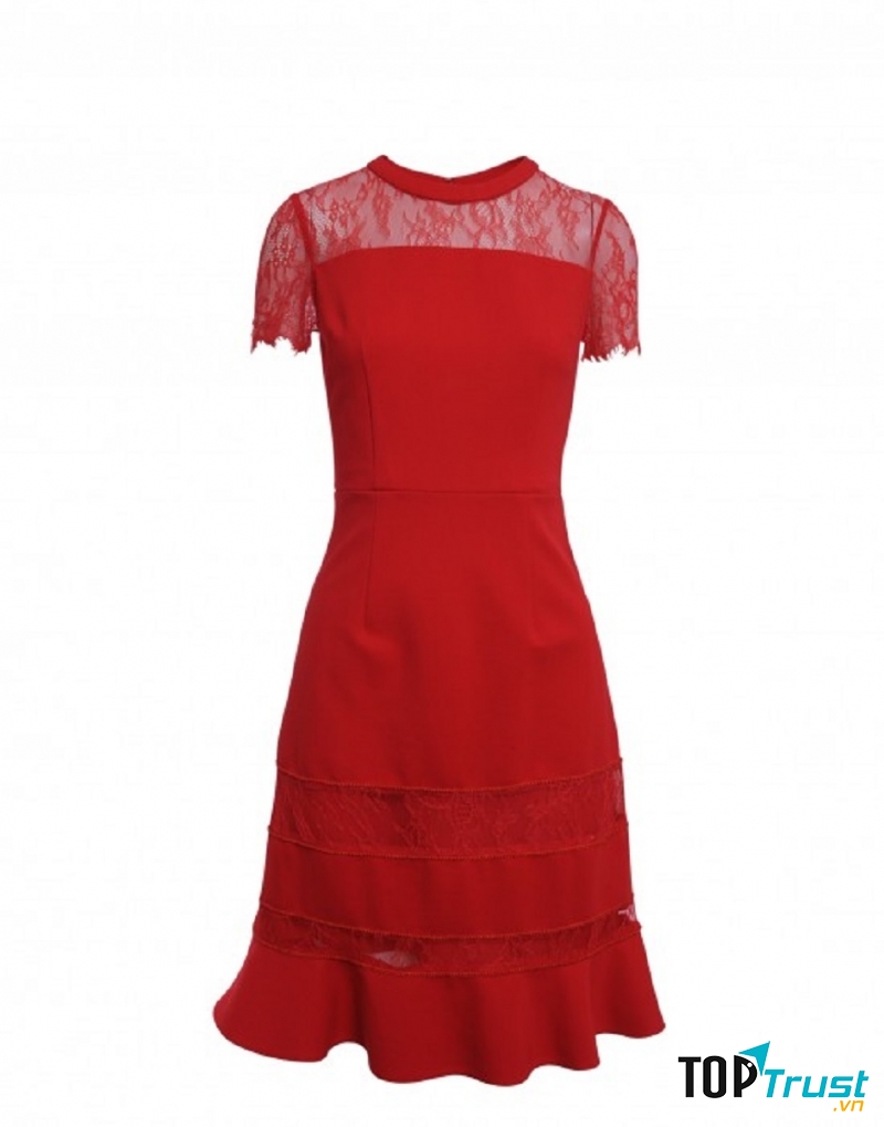 Bạn có thể chọn một chiếc váy ren đuôi cá để tạo điểm nhấn