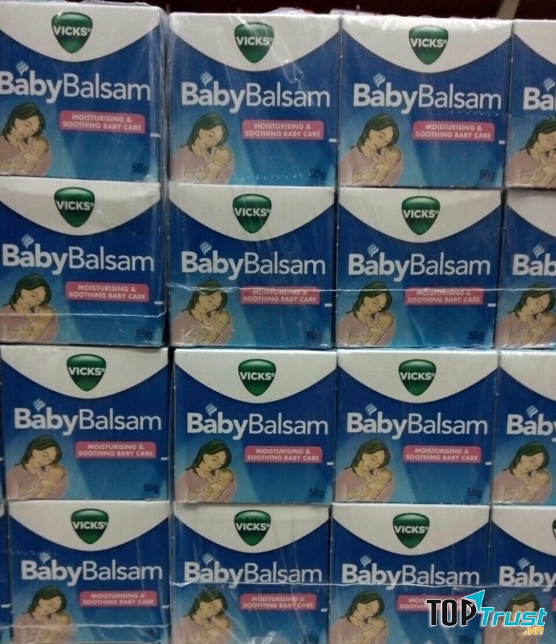 Vicks Baby Balsam- Dầu bôi giữ ấm, giảm ho cho bé