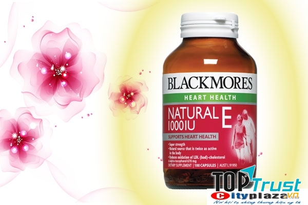 Viên uống bổ sung Vitamin E - Blackmores Vitamin E 1000iu