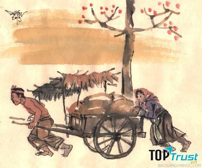 Vợ nhặt là tác phẩm được ra đề nhiều nhất.