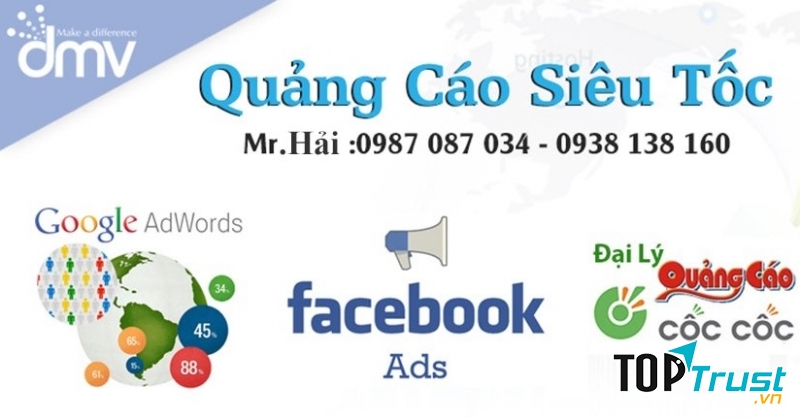 Website quangcaosieutoc.com thuộc Công ty Quốc tế DMV