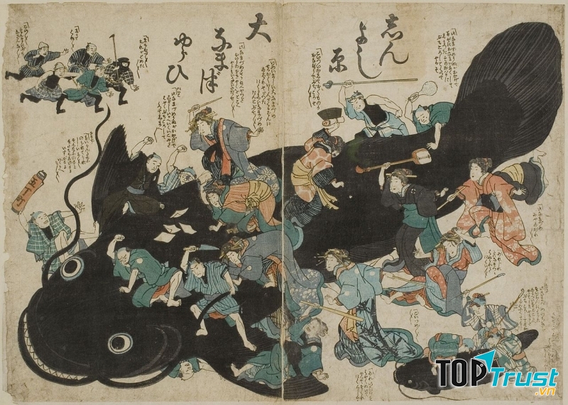 Onamazu – con cá trê khổng lồ