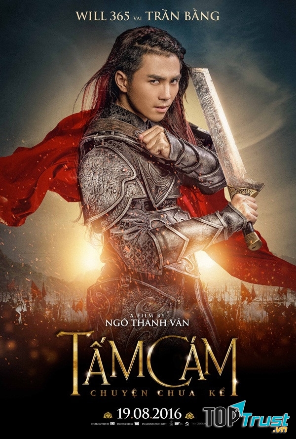 Tạo hình cổ trang của Will trong phim Tấm Cám chuyện chưa kể